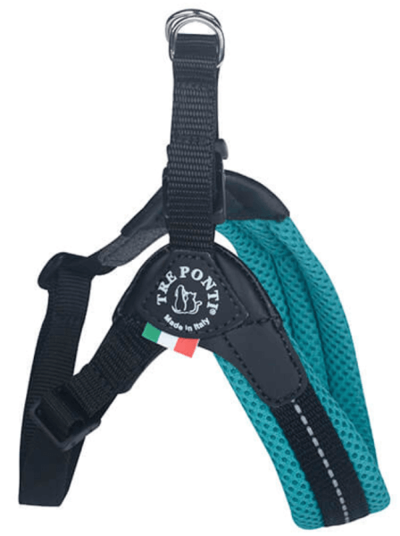 TRE PONTI Easy Fit Neon Mesh Geschirr Mint