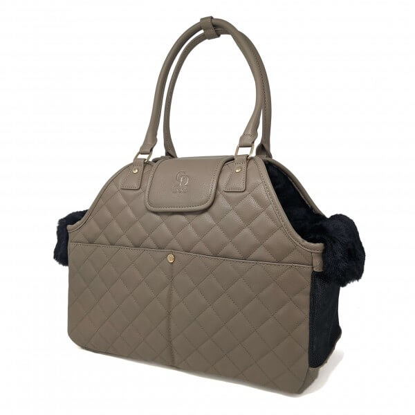 CD Paris Quilted Carrier Hundetasche CAMEL