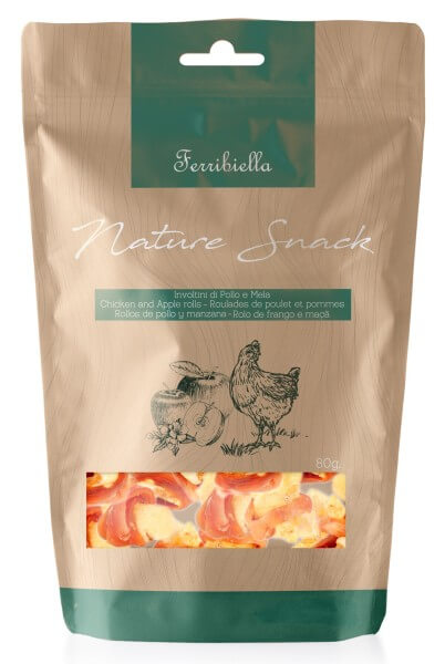 FB APPLE & CHICKEN ROLL Snack (80 g)