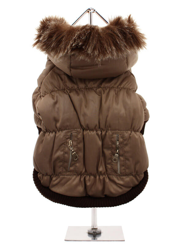 BROWN PARKA Hunde Winterjacke Winterjacken Jacken Kleidung Chi
