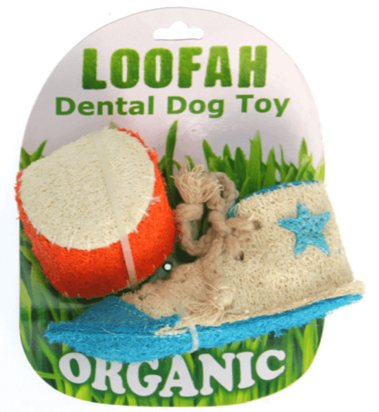 HD LOOFAH ATHLETIC 100% natürliches Zahn Spielzeug-Set