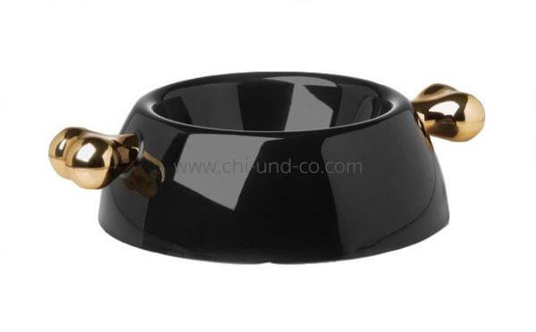 ATRIUM SIGNATURE SCHWARZ/GOLD Napf