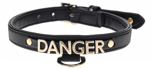 FB DANGER Halsband BLACK